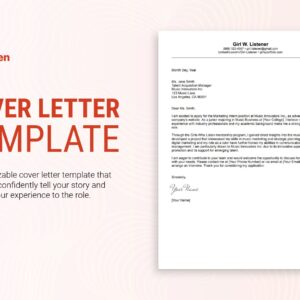 Cover Letter